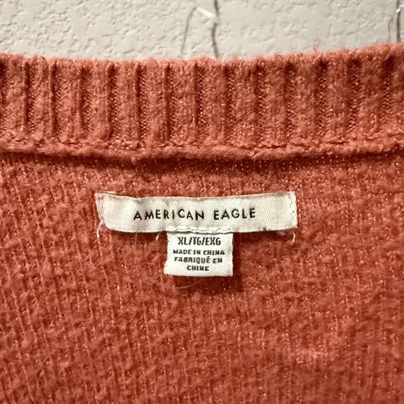 American Eagle Women's Terracotta Cardigan - Picture 2 of 3